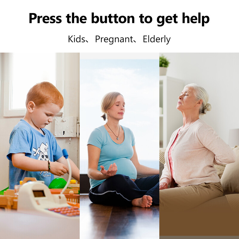 Comutator fără fir inteligent Imou Buton de urgență ZigBee 3.0 Telecomandă fără fir Modul LVD Acasă inteligentă prin Gateway