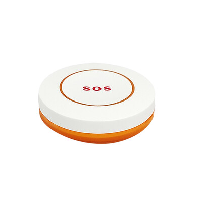 TAIBOAN Mini buton de urgență pentru bătrâni în formă rotundă SOS fără fir 433M Buton cu senzor pentru efracție acasă pentru sistem de alarmă de acasă de 433MHz