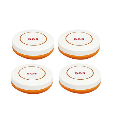 TAIBOAN Mini buton de urgență pentru bătrâni în formă rotundă SOS fără fir 433M Buton cu senzor pentru efracție acasă pentru sistem de alarmă de acasă de 433MHz