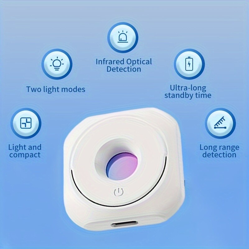 Peidetud kaamera detektor kaasaskantav nööpaugu peidetud objektiivi tuvastusotsija hotelli piilumisvastase seadme jälgimiskontrolli jaoks