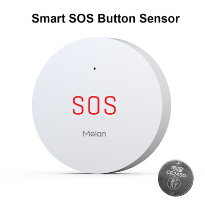 Senzor de mișcare Meian ZigBee Senzor de mișcare a corpului uman Conexiune fără fir în infraroșu Lucru acasă inteligent cu Tuya Smart Life Need Hub