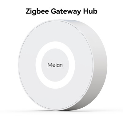 Senzor de mișcare Meian ZigBee Senzor de mișcare a corpului uman Conexiune fără fir în infraroșu Lucru acasă inteligent cu Tuya Smart Life Need Hub