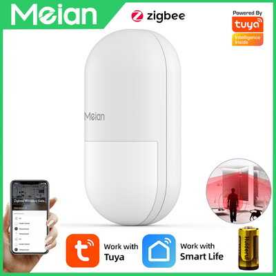 Meian Tuya Zigbee senzor ljudskog pokreta Pametni dom PIR senzor pokreta Detektor Alarm Sigurnost Smart Life radi sa ZigBee pristupnikom
