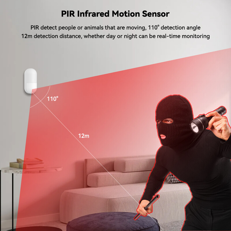 Meian Tuya Zigbee senzor ljudskog pokreta Pametni dom PIR senzor pokreta Detektor Alarm Sigurnost Smart Life radi sa ZigBee pristupnikom