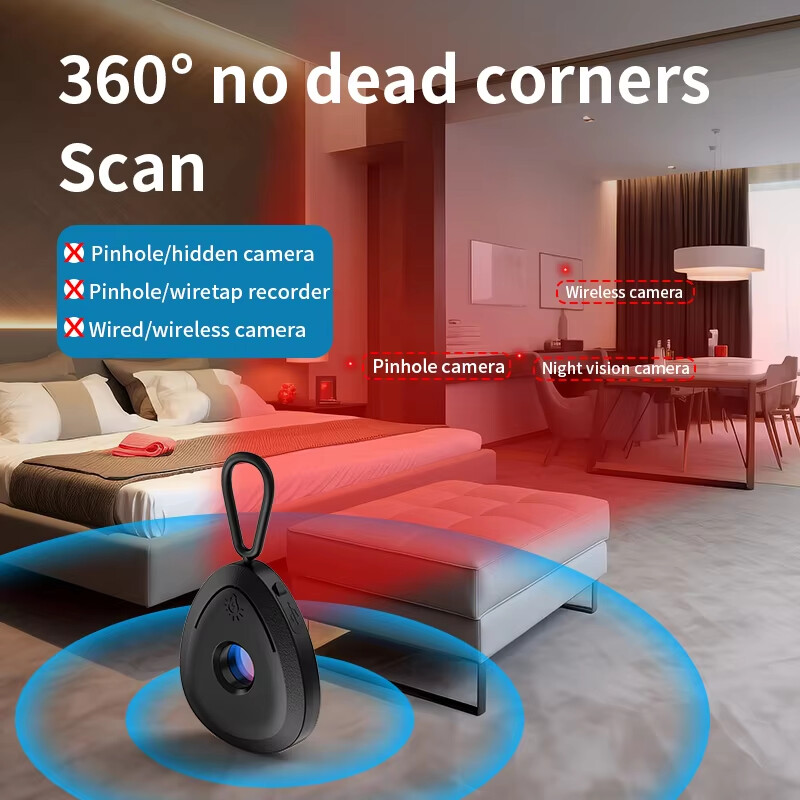 Täisulatusega kaamera peidetud otsija spioonivastane vigade kuulamise seade juhtmevaba signaaliskanner jälgimisvastane kaamera kodureisiks