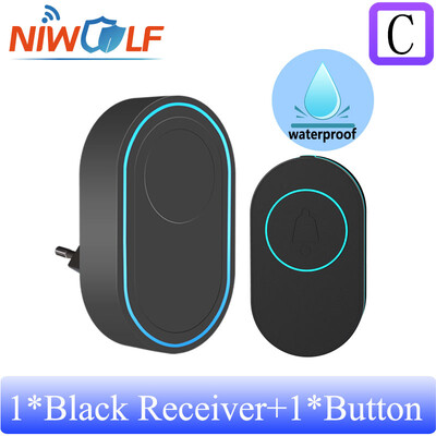 Bežični SOS gumb za hitne pozive za starije osobe IP65 Vodootporno 433MHz Pametno kućno zvono dobrodošlice