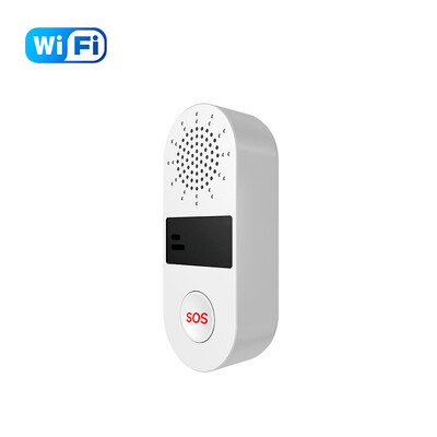 Tuya WiFi Smart Button SOS Wireless 130dB Sound Light Alarm APP Τηλεχειριστήριο Smart Life Devices for Kids Ηλικιωμένος ασθενής