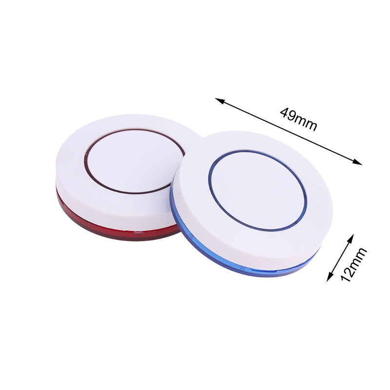 6V 433Mhz bežični daljinski upravljač 1 tipka Okrugli prekidač daljinskog upravljača Slobodno zalijepite EV1527 tip učenja čipa