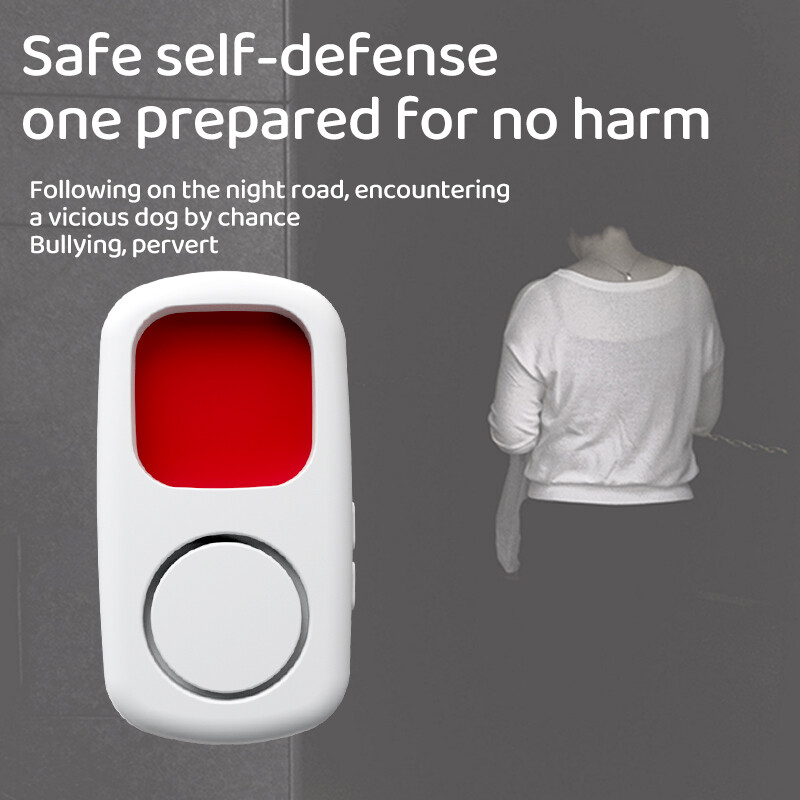 Detector de cameră ascunsă Alarme anti-intruziune 120db Senzor de vibrații pentru clanța ușii Alarma de autoapărare Lanternă de protecție de securitate