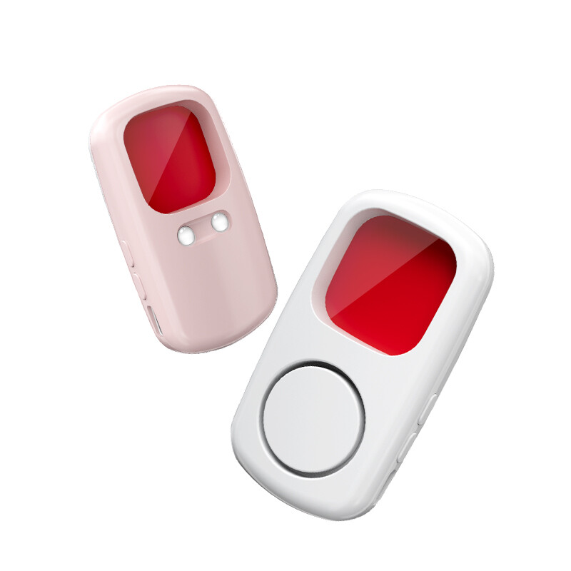 Detector de cameră ascunsă Alarme anti-intruziune 120db Senzor de vibrații pentru clanța ușii Alarma de autoapărare Lanternă de protecție de securitate