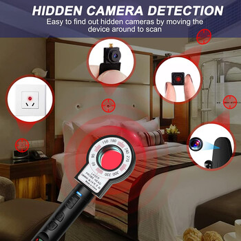 Κρυφό Cam Pen Anti Spy Camera Detector Bug Gadget Ασύρματο ανιχνευτή σήματος RF Ήχος GSM Anti GPS Σαρωτής παρακολούθησης αυτοκινήτου