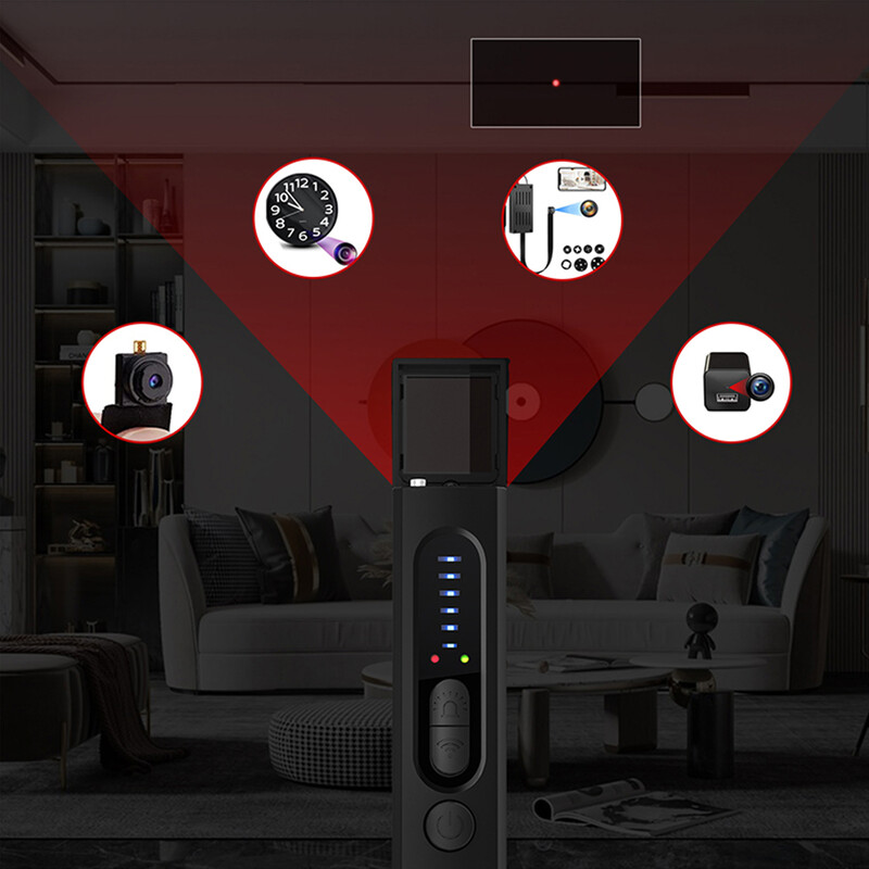 X13 Detektor infracrvene kamere Anti-Spy Candid Zaštitni alarm Višenamjenski mini Wi-Fi tester GPS signal Detektor skenera uređaja