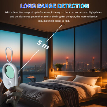 ORIA Camera Detector for Hidden Camera Portable Pinhole Lens Detect Gadget Anti-Peeping Security Protector Candid Detector