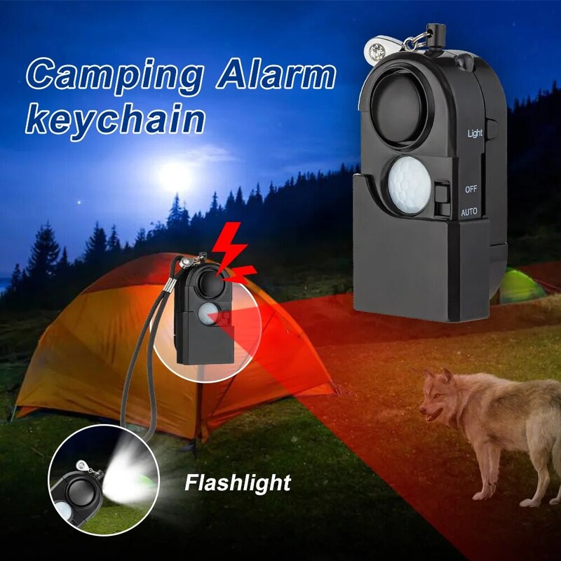 KERUI 2/4Pcs Prijenosni mini detektor pokreta Alarm 120DB Sirena SOS LED Svjetlo Sigurnost Za Putovanje Dom Djeca Sigurno Osobni alarm