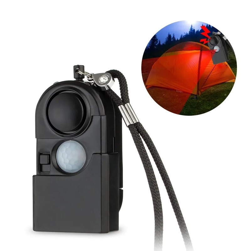 KERUI 2/4Pcs Prijenosni mini detektor pokreta Alarm 120DB Sirena SOS LED Svjetlo Sigurnost Za Putovanje Dom Djeca Sigurno Osobni alarm