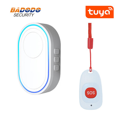 Tuya Smartlife APP WiFi Wireless SOS Sistem de alarmă pentru îngrijirea bătrânilor Buton de panică de urgență