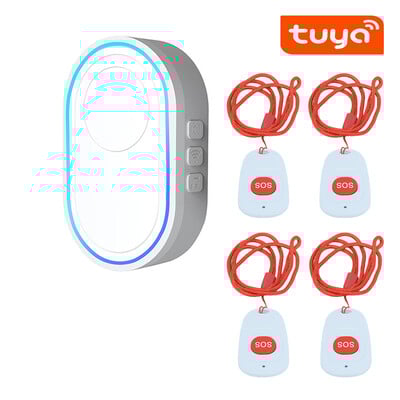 Tuya Smartlife APP WiFi bežični SOS skrb za starije osobe Alarmni sustav Gumb za paniku u hitnim slučajevima