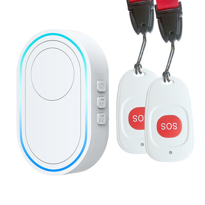 Topvico SOS gomb vezeték nélküli idősek pánik riasztó rendszer gondozó személyhívó nővér sürgősségi 433mhz óra hívás idős idős emberek