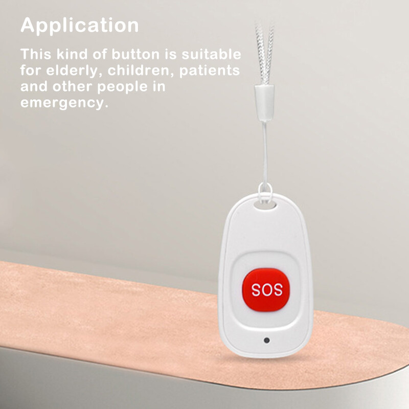 Tipka za hitne slučajeve Vodootporni bežični pozivni alarm Elektronički pritisak