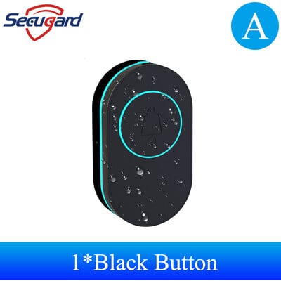 Buton SOS rezistent la apă, 433MHz, Buton pentru sonerie fără fir, pentru urgență, pentru copii în vârstă, pentru receptorul de alarmă de securitate pentru casa noastră inteligentă