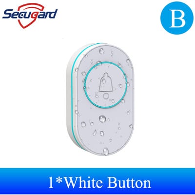 Buton SOS rezistent la apă, 433MHz, Buton pentru sonerie fără fir, pentru urgență, pentru copii în vârstă, pentru receptorul de alarmă de securitate pentru casa noastră inteligentă