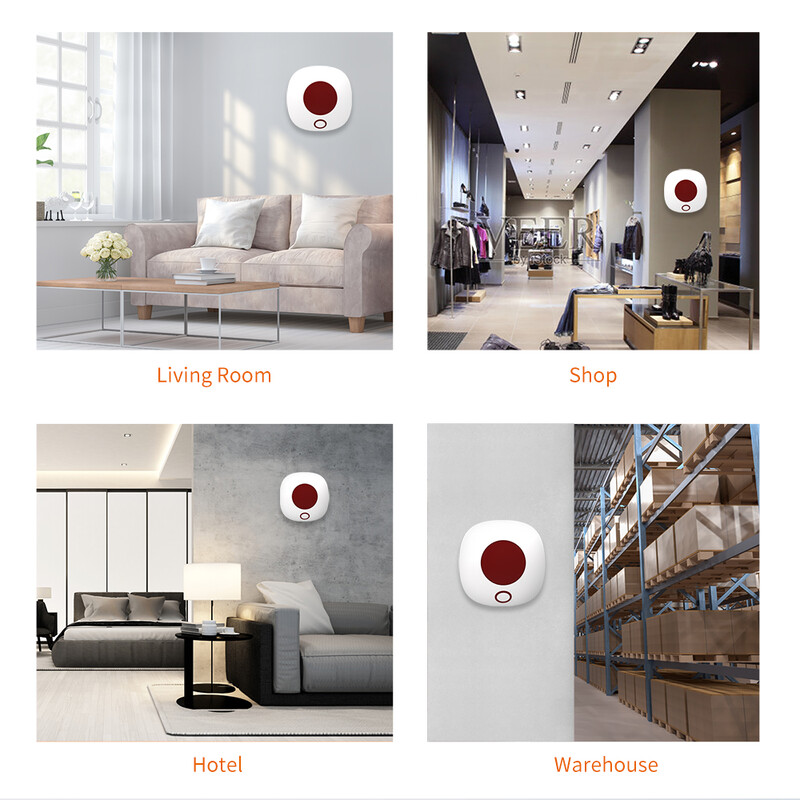 Sirenă fără fir pentru interior Staniot, 433Mhz, sistem de alarmă pentru securitatea casei, rezistent la apă, stroboscop, difuzor cu decibeli mari