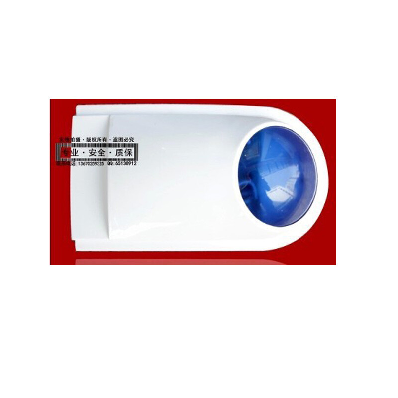 Sirenă de alarmă cu sunet și blitz pentru exterior, cu alarmă cu fir de 12 V