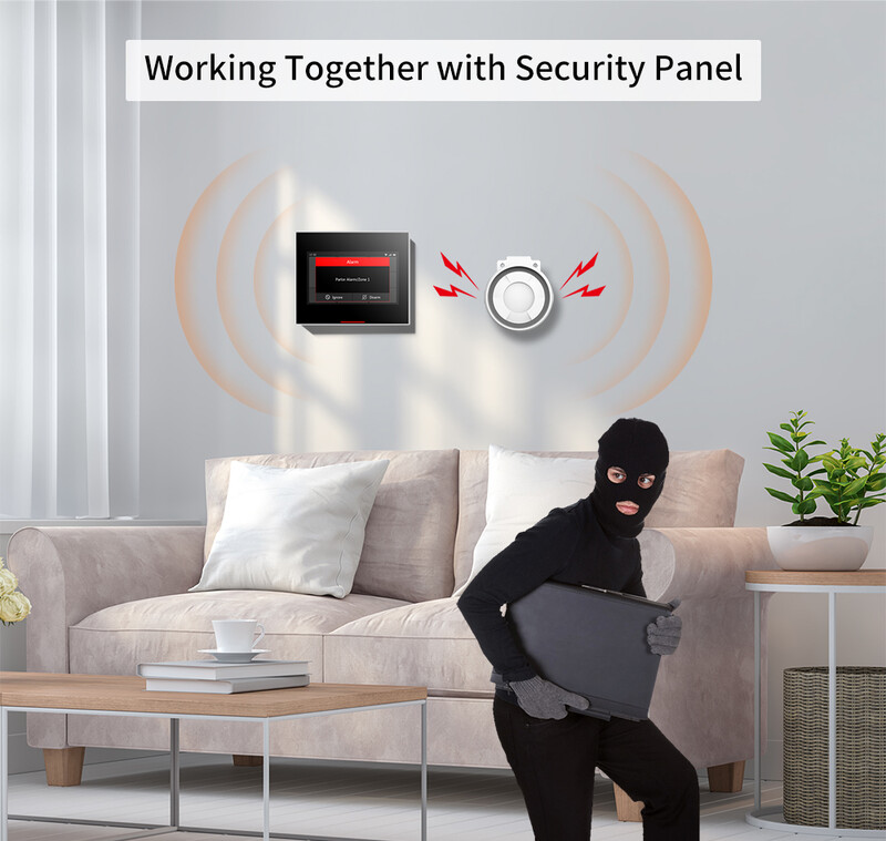 Staniot koduvalve signalisatsiooni komplekti sireen 110db detsibellne sissemurdmisalarm 1tk DC5V valju juhtmega sisetarvikud sarve sireen