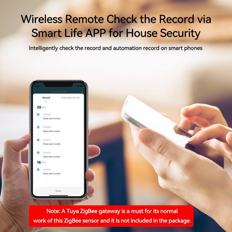 Meian Tuya 100dB Sirena Alarmă Wireless Sirena Alarma Linkage Control de protecție de securitate prin Smart Life APP ZigBee 3.0 Gateway