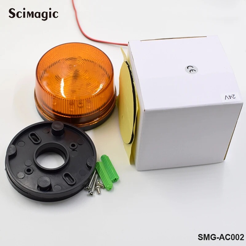 Vilkuv alalisvoolu 12V või 24V LED-ohutustuli lükandukse avaja / takistuse / garaažiukse jaoks