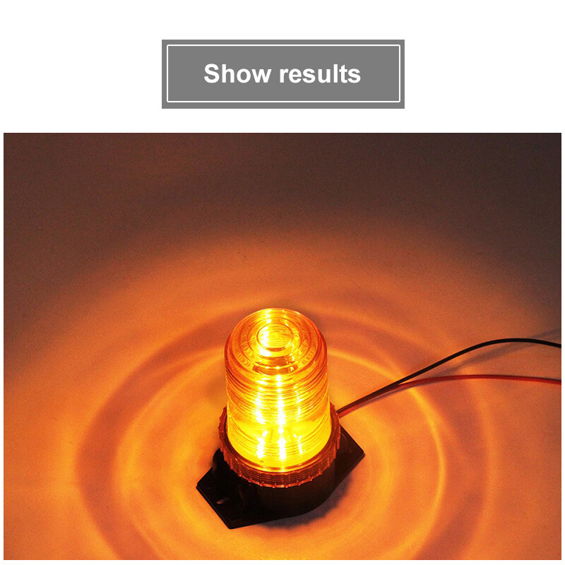 360-kraadine katvus auto välklamp Suure heledusega auto pöörlev liikluse avarii indikaator veekindel, lihtne paigaldada