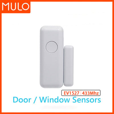 MULO Mini Alarm Sirena Bežični 433MHz Zvuk i Svjetlo Indoor Strobe Sirena Visoki Decibel Sirena Za Kućni Sigurnosni Alarmni Sustav