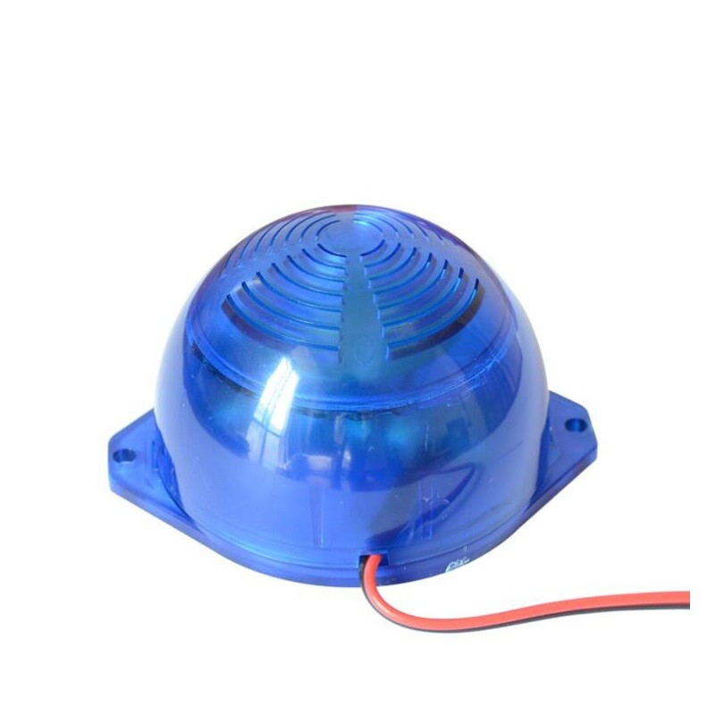 DC12V100db häiresireen koos strobe-tulega välistingimustes LED-vilkuv lambi vilkur häirevalgusti avariimajakas katiku jaoks