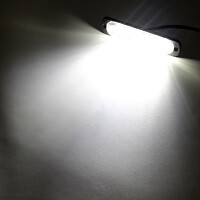 Sünkroonitud LED-hoiatusvalgusti 6W autostiilis strobo-vilkuvad tuled veoautode iluvõre tekk signaali avariihäire lamp 12v