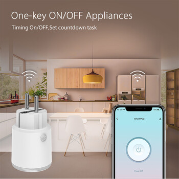 Tuya Smart Zigbee 3.0 Power Plug 16A EU Outlet 3680W Meter Remote Control με Tuya Hub Zigbee2mqtt και Home Assistant