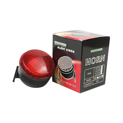 DC5v-24v Ήχος και φως Tweeter οπισθοπορείας Αδιάβροχο που αναβοσβήνει κόρνα βομβητής μοτοσικλέτας συναγερμός ηλεκτρικού αυτοκινήτου 110 ντεσιμπέλ