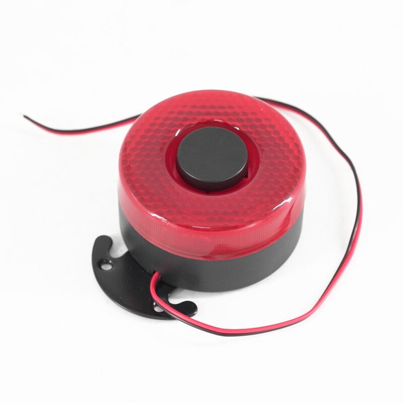 DC 12/24V auto tagurdushorn koos vilkuriga Sõiduki tagaküljel oleva hoiatussignaali kõlariga Ip67 veekindel automaatne tagurdussummeri sireen