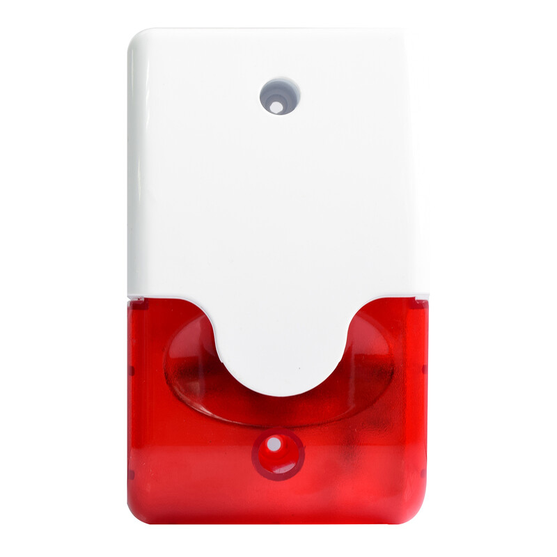 Eleopard siseruumides juhtmega alarmi sireen strobe välklamp 12 V juhtmega välgu sireen juhtmega tsooni gsm häiresüsteemi jaoks