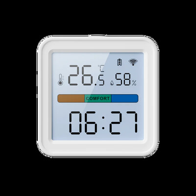 Tuya WIFI temperatūros drėgmės jutiklis higrometras termometras Smart Home Backlight Smart Life Support Alexa Google Assistant