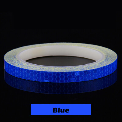 8 metru velosipēda riteņi, kas atstaro MTB velosipēdu, atstarojošā uzlīmes lente riteņbraukšanai Brīdinājuma drošības velosipēda riteņa dekors