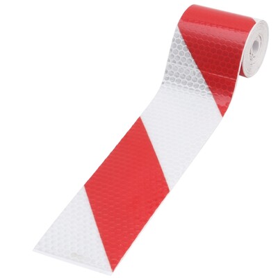 2"X118" Bandă reflectorizante de siguranță Bandă de avertizare Adezivă de marcare pentru inginerie