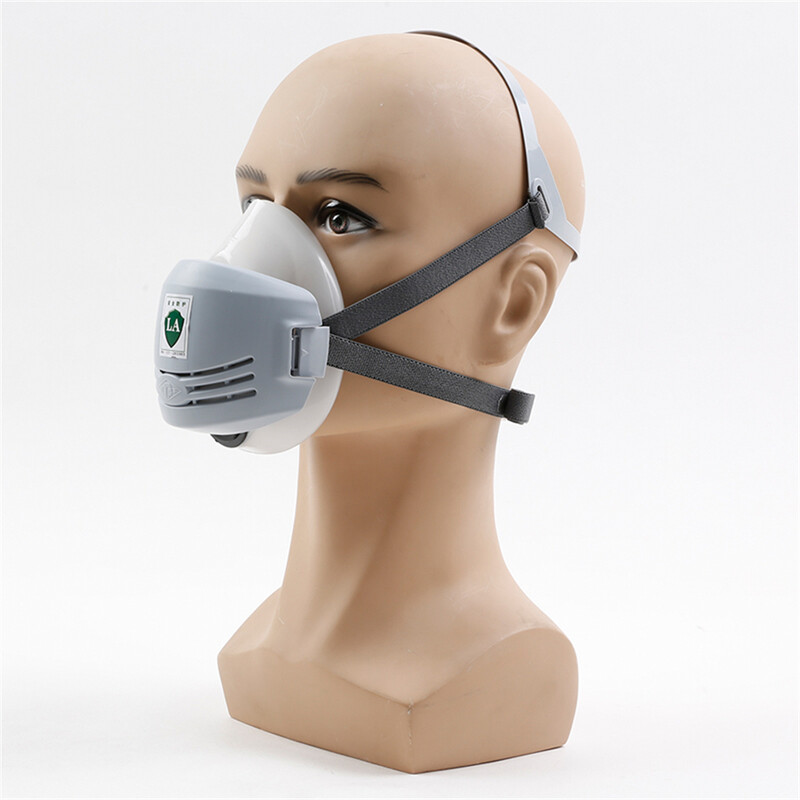 Plinska maska za pola lica, respiratorna, otporna na prašinu, visoko učinkoviti filtri, zaštitna industrijska anti-PM2.5 respiratorska maska za prašinu PM015