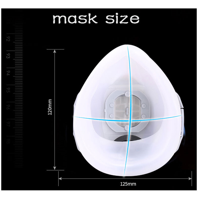 Plinska maska za pola lica, respiratorna, otporna na prašinu, visoko učinkoviti filtri, zaštitna industrijska anti-PM2.5 respiratorska maska za prašinu PM015
