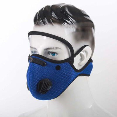 Sport Mască caldă Filtru de călărie în aer liber Mască de praf Lentilă de protecție Detașabil Lavabil Asigurare de muncă