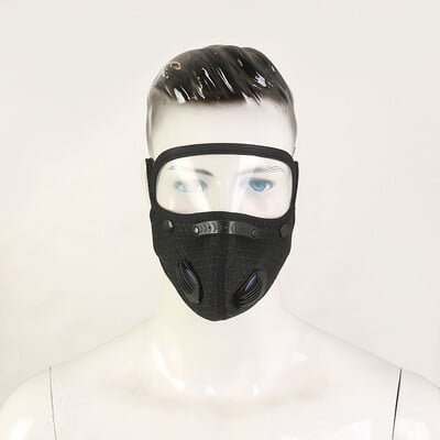 Sport Mască caldă Filtru de călărie în aer liber Mască de praf Lentilă de protecție Detașabil Lavabil Asigurare de muncă