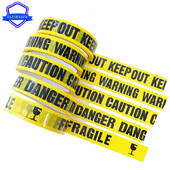 1 rolă 24mm * 25m Benzi galbene pentru semne de avertizare autocolant DIY Atenție pericol barieră memento de siguranță pentru magazin depozit fabrică școală