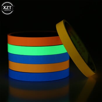 1Pcs Φωτεινή Ταινία 12MM *3M Αυτοκόλλητη Ταινία Night Vision Glow In Dark Προειδοποίηση Ασφαλείας Στάδιο Ασφαλείας Ταινίες διακόσμησης σπιτιού