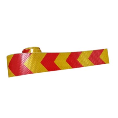 5x300CM Bandă reflectorizante pentru mașină Marcaj de siguranță Autocolant reflector auto multicolor Autocolante de avertizare pentru motociclete Decalcomanii Bandă de avertizare săgeată
