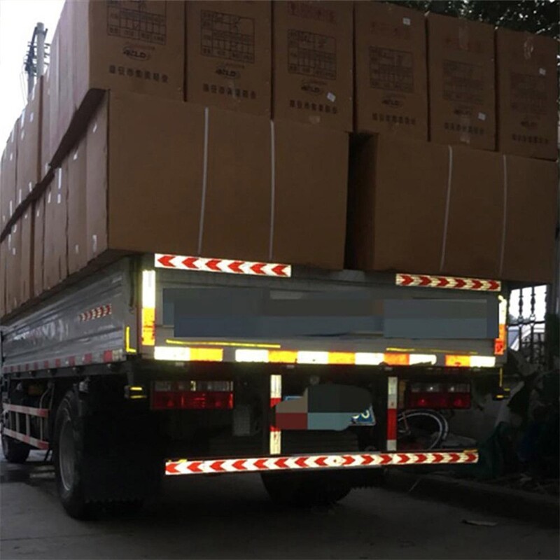 5x300CM automobilio šviesą atspindinti juosta, saugos ženklas Daugiaspalvis automobilio atšvaito lipdukas, įspėjamasis motociklo dekoro lipdukai, rodyklės įspėjamoji juostelė