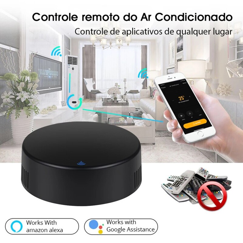 ONENUO TUYA WIFI nuotolinio valdymo pultas Home Smart Life APP Išmanusis WIFI universalus nuotolinio valdymo pultas televizoriui / oro kondicionieriui / ventiliatoriui